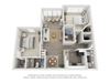 2 bed 2 bath floor plan 2 bed 2 bath floor plan